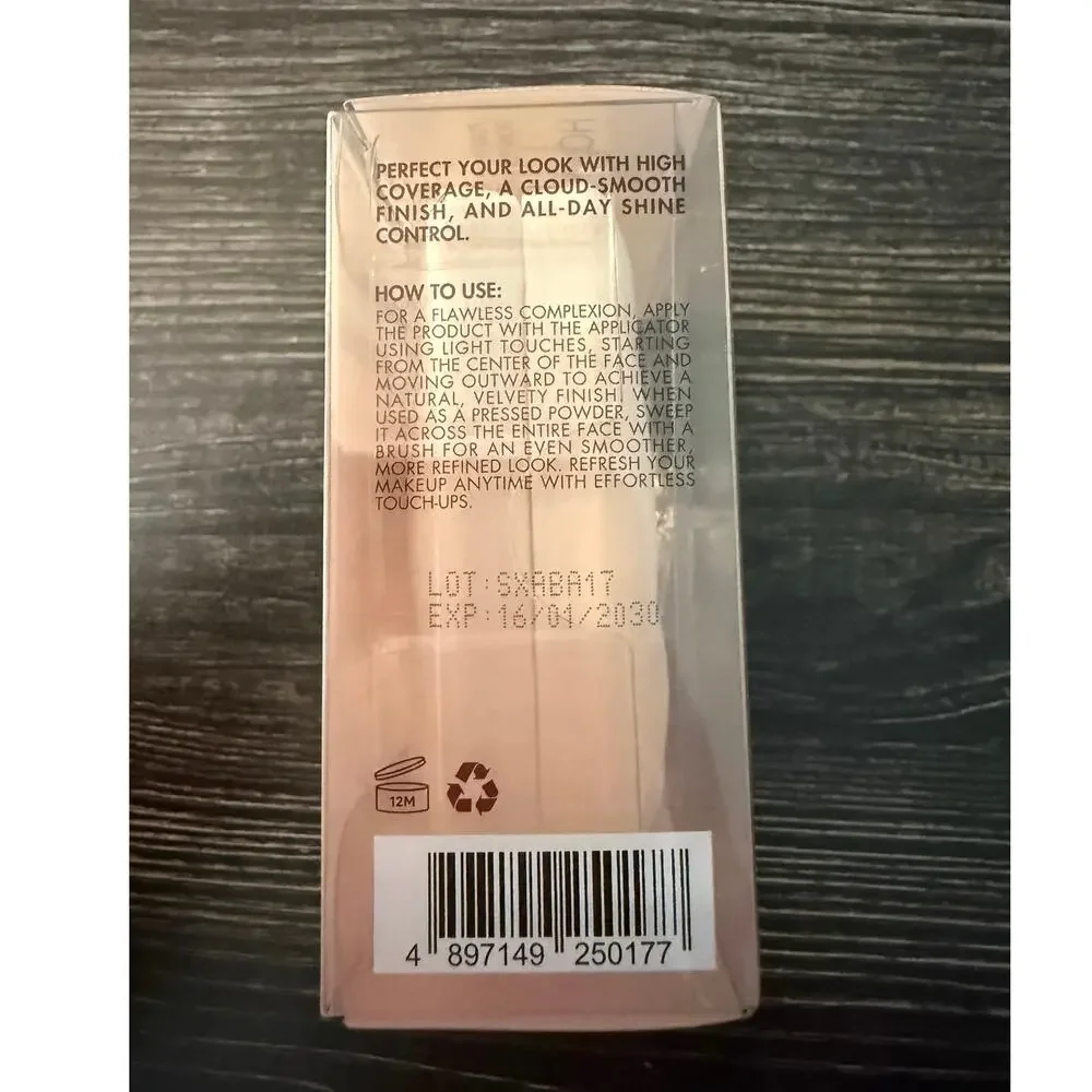 NIB Glosspoppi Purrfect Cover Pore Blurring Powder Foundation HONEYCOMB NW04